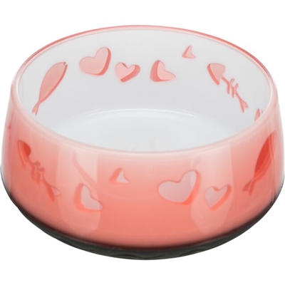 Trixie Voerbak/Waterbak Vis Hart 12 cm 300 ml Assorti 4 st