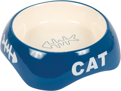 Trixie Keramische Voer-/Waterbak Cat 13 cm 200 ml Assorti 4 st