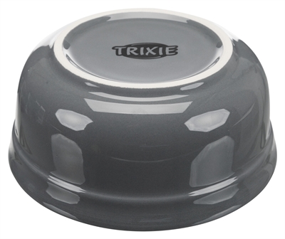 Trixie Voerbak Set Keramiek/Metaal 2x250 ml Petrol/Grijs