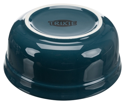 Trixie Voerbak Set Keramiek/Metaal 2x250 ml Petrol/Grijs