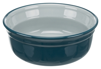 Trixie Voerbak-set Keramiek/Metaal 2x1,6L Petrol/Grijs