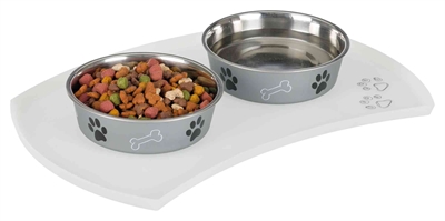 Trixie Siliconen Placemat Transparant 48x27 cm 2 st