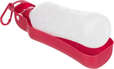 Trixie Drinkfles Kunststof Assorti 500 ML met uitvouwbare drinkbak