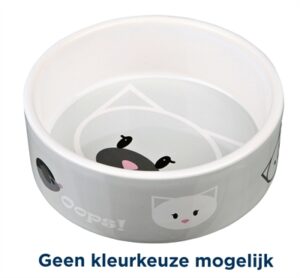 Trixie Voerbak / Waterbak Mimi Keramiek Assorti 12 CM 300 ML 4 ST