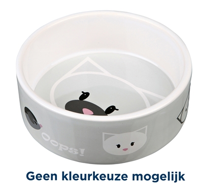 Trixie Voerbak / Waterbak Mimi Keramiek Assorti 12 CM 300 ML 4 ST