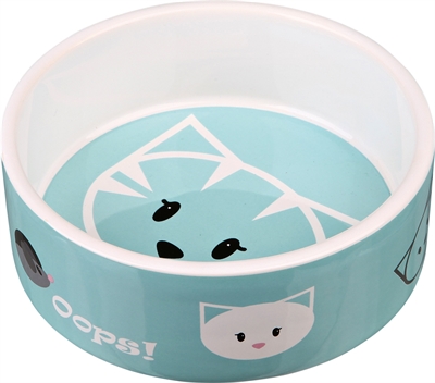 Trixie Keramische Voer-/Waterbak Mimi 12 cm 300 ml Assorti 4 st