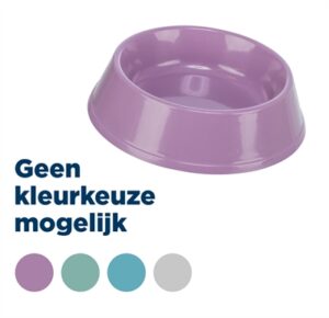 Trixie Be Eco Voerbak / Waterbak Kat Kunststof Assorti 12 CM 200 ML 4 ST