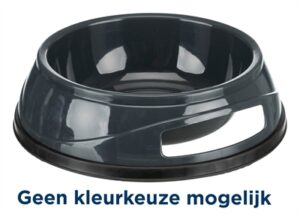 Trixie Voerbak Zwaar Kunststof / Rubberbodem Assorti 12x12 CM 300 ML 4 ST