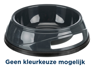 Trixie Voerbak Zwaar Kunststof / Rubberbodem Assorti 12x12 CM 300 ML 4 ST