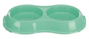Trixie Voerbak / Waterbak Dubbel Kunststof Assorti 11 CM 200 ML 4 ST