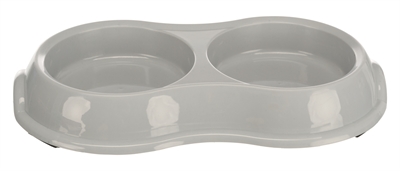 Trixie Dubbele Voer- en Waterbak Kunststof 11 CM 200 ML 4 ST