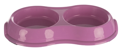 Trixie Dubbele Voer- en Waterbak Kunststof 11 CM 200 ML 4 ST