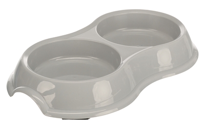 Trixie Dubbele Voer- en Waterbak Kunststof 11 CM 200 ML 4 ST