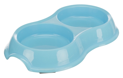 Trixie Dubbele Voer- en Waterbak Kunststof 11 CM 200 ML 4 ST