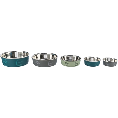 Trixie Voerbak RVS/Kunststof 14 cm 450 ml Assorti 4 st