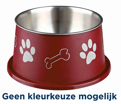 Trixie Langoorbak Rvs / Kunststof Assorti 19x19 CM 900 ML 4 ST