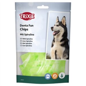 Trixie Denta Fun Spirulina Kauwchips 6x50 GR