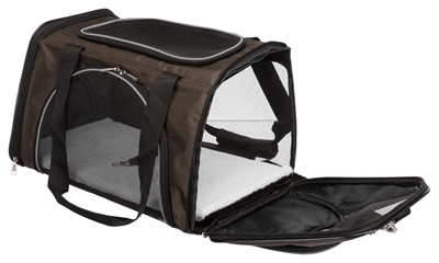 Trixie Hondentas Joe Bruin 47x28x28 cm met schouderriem