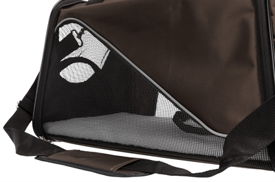 Trixie Hondentas Joe Bruin 47x28x28 cm met schouderriem