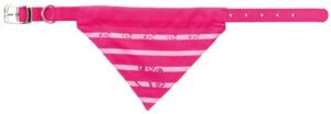 Trixie Nylon Halsband Hond Fuchsia 19-24x1 CM met Sjaaltje