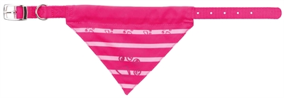 Trixie Halsband Hond Nylon Met Doek Fuchsia 43-55x2,5 CM