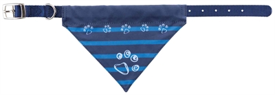 Trixie Halsband Hond Nylon Met Doek Indigo 37-47x2 CM