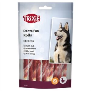Trixie Denta Fun Duck Kauwrollen 6x80 GR 12 CM