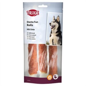 Trixie Denta Fun Duck Kauwrollen 6x140 GR 17 CM