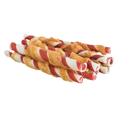 Trixie Denta Fun Barbecue Chicken Kauwrollen 6x80 GR 12 CM