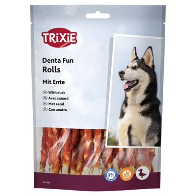 Trixie Denta Fun Duck Kauwrollen 6x240 GR 12 CM