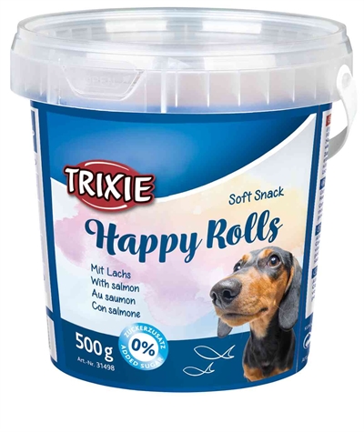 Trixie Soft Snack Happy Rolls 500 GR - Zachte hondensnacks met zalm