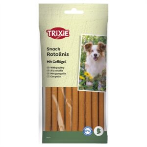 Trixie Soft Snack Rotolinis Gevogelte 12 cm 12 st
