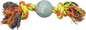 Trixie Flostouw met Natuurrubber Bal 36 cm - 3 stuks