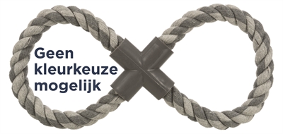 Trixie Dubbel-trekspeeltje 8 Vormig Flostouw  Assorti 35 CM 3 ST