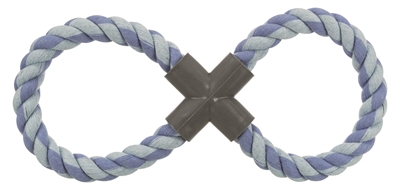Trixie Dubbel-trekspeeltje Flostouw 35 cm Assorti 3 st