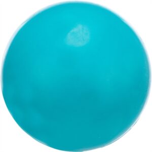 Trixie Natuurrubber Bal Zonder Geluid Blauw 8 cm 3 st