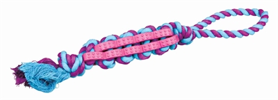 Trixie Twisted Stick Natuurrubber Aan Touw 37 CM 3 ST