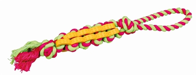 Trixie Twisted Stick Natuurrubber Aan Touw 37 CM 3 ST