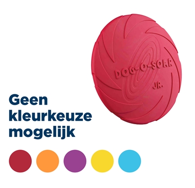 Trixie Dog Disc Drijvend Natuurrubber Assorti 15x15 CM 3 ST