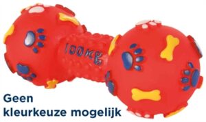 Trixie Vinyl Halter met Geluid 15 CM Assorti 4 ST