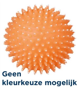 Trixie Egelbal Fluoriserend Vinyl met Geluid 10x10x10 CM 3 ST
