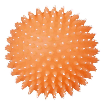 Trixie Egelbal Fluoriserend Vinyl met Geluid 10x10x10 CM 3 ST