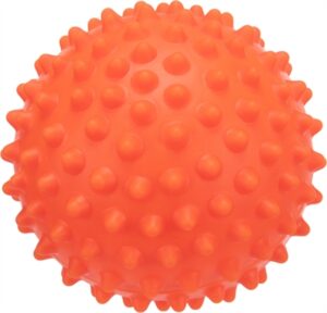 Trixie Vinyl Egelbal Oranje 16 cm 2 stuks zonder geluid