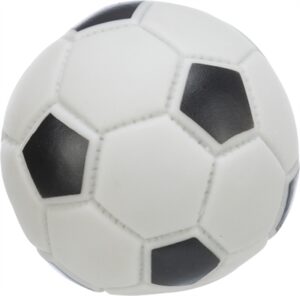 Trixie Voetbal Vinyl Zwart/Grijs 10 cm 3 stuks