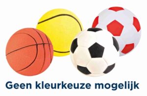 Trixie Schuimrubber Bal Assorti 6x6x6 CM - 24 Stuks