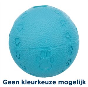 Trixie Natuurrubber Bal Assorti 9x9x9 CM - 3 Stuks