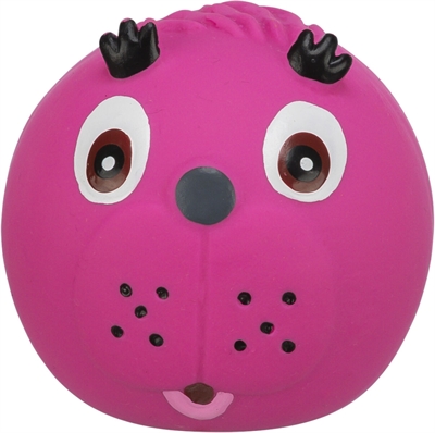 Trixie Latex Face Bal met Geluid 6x6x6 cm 12 st