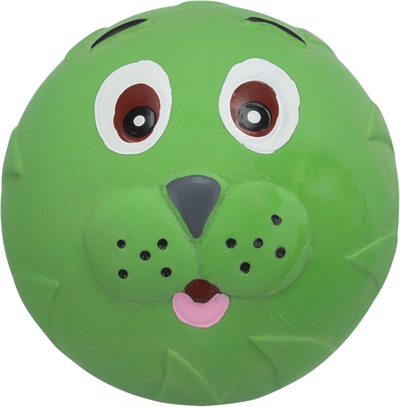 Trixie Latex Face Bal met Geluid 6x6x6 cm 12 st