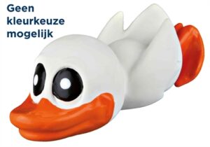 Trixie Eend Met Geluid 13 CM Latex/Polyestervlies 4 ST