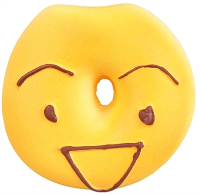 Trixie Latex Bagel Met Geluid 6 cm Assorti 44 st